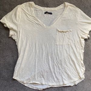 Abercrombie & Fitch Pastel Yellow Tee Shirt